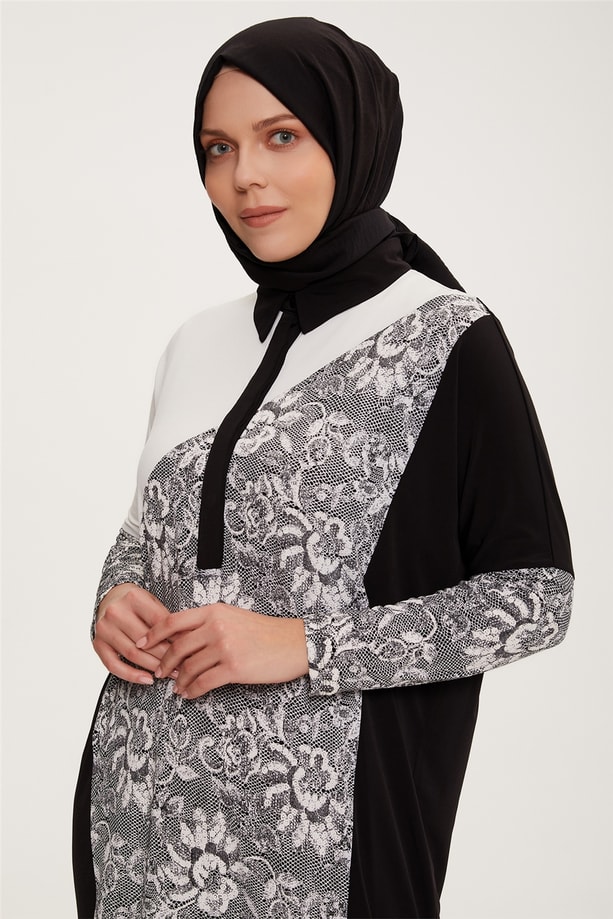 Armine Elbise 22KD1500 Siyah