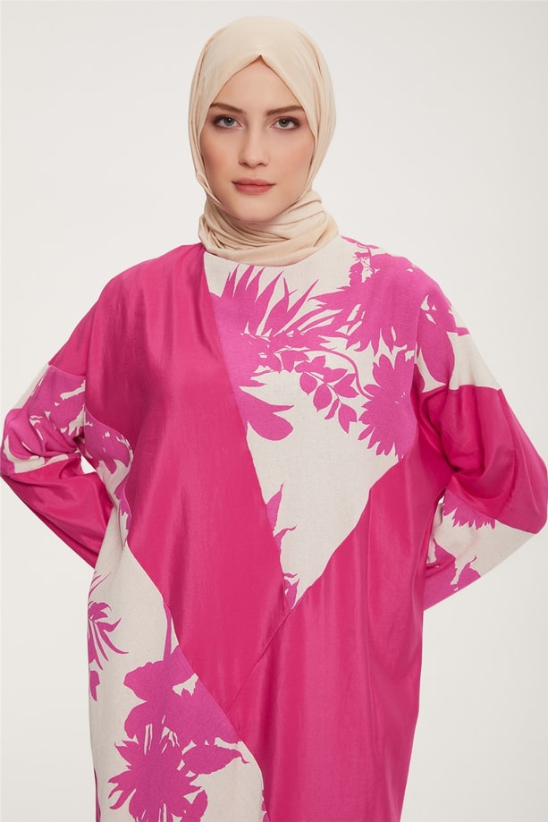 Armine Elbise 22KD1503 Fuşya