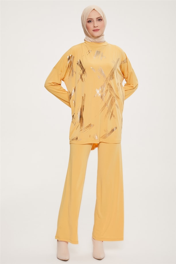 Armine Takım 22KD1505 Sarı
