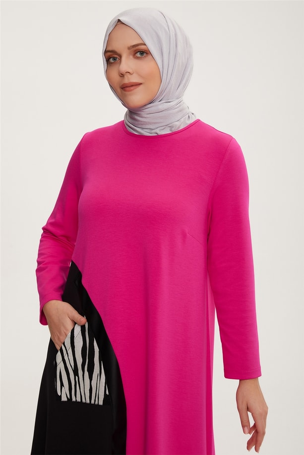 Armine Elbise 22KD1518 Fuşya