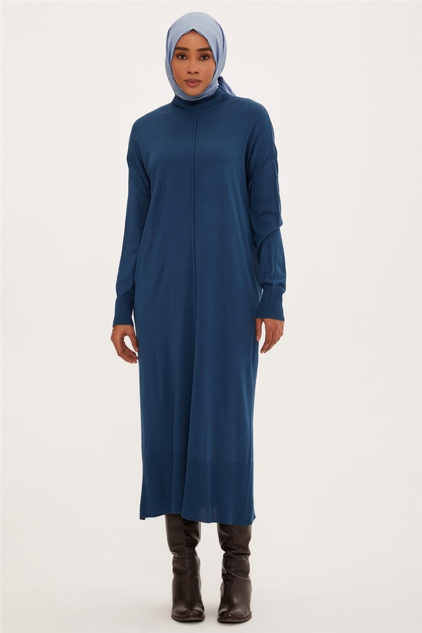 Armine Elbise 22KD2000 İndigo