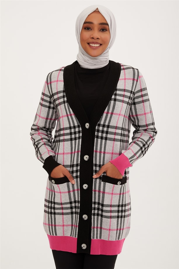 Armine Hırka 22KD2003 Gri