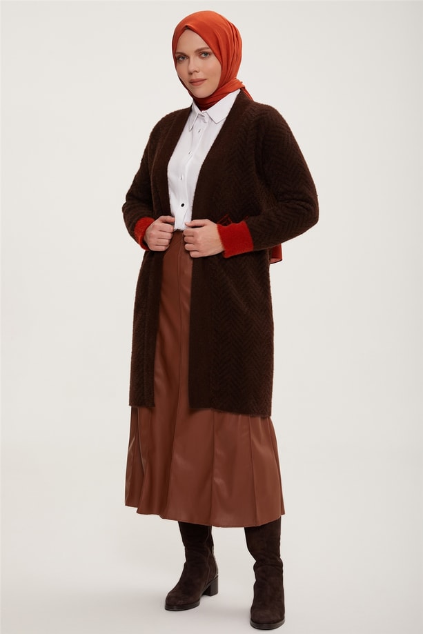 Armine Hırka 22KD2004 Acı Kahve