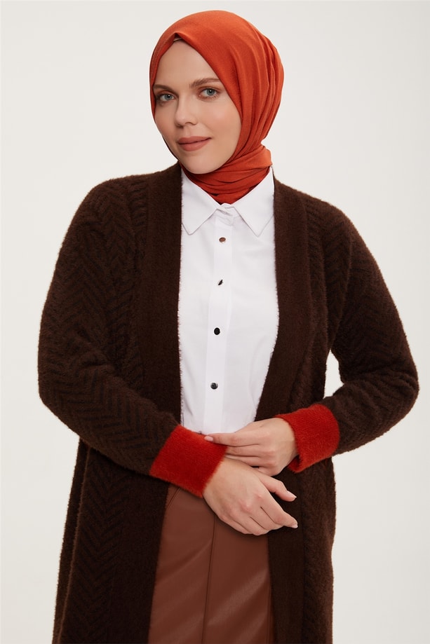 Armine Hırka 22KD2004 Acı Kahve