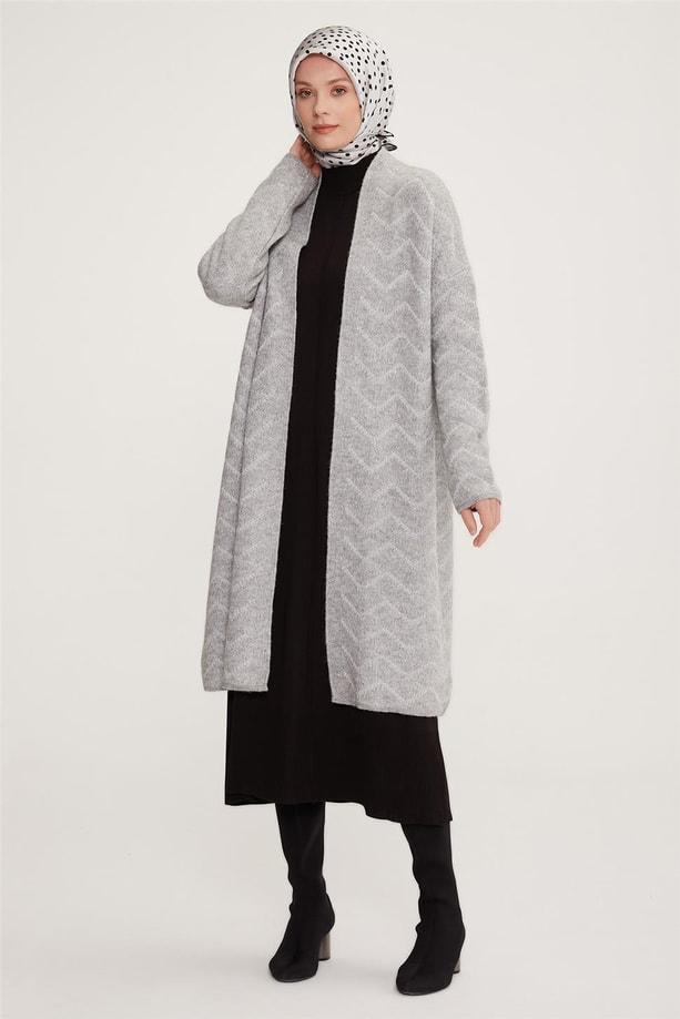 Armine Hırka 22KD2005 Gri