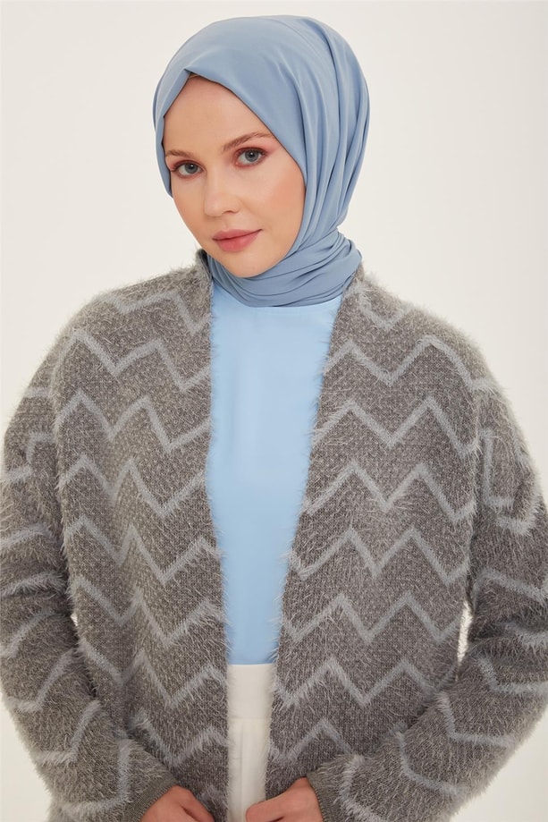 Armine Hırka 22KD2005-1 Gri