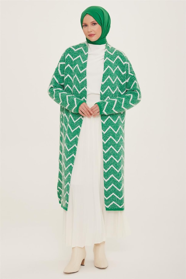 Armine Hırka 22KD2005-1 Yeşil