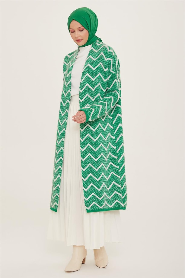 Armine Hırka 22KD2005-1 Yeşil
