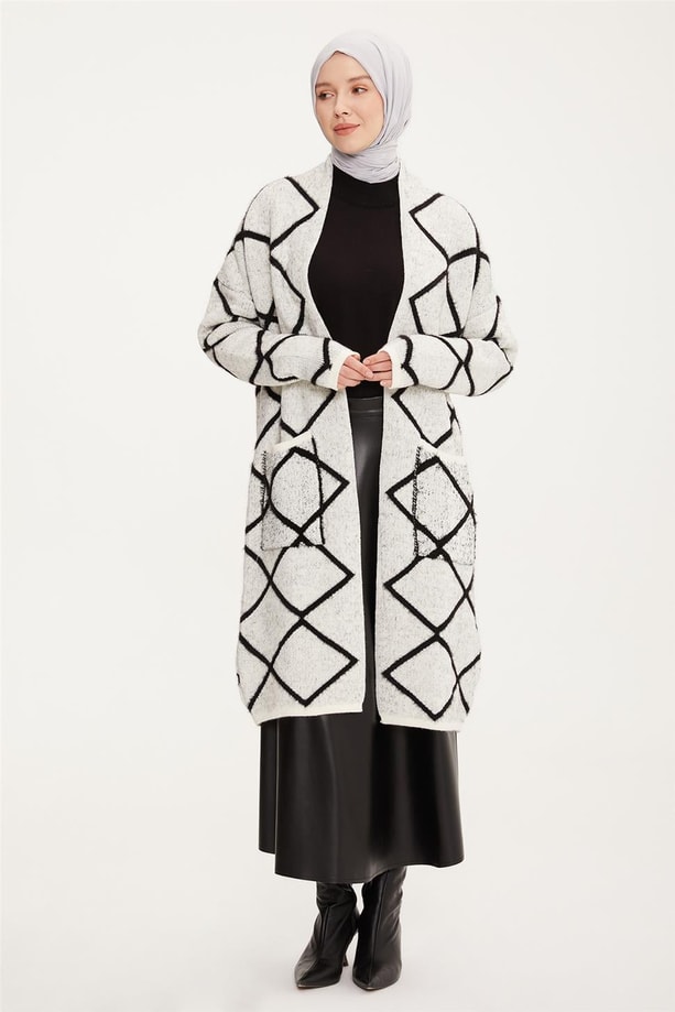 Armine Hırka 22KD2028-1 Kemik