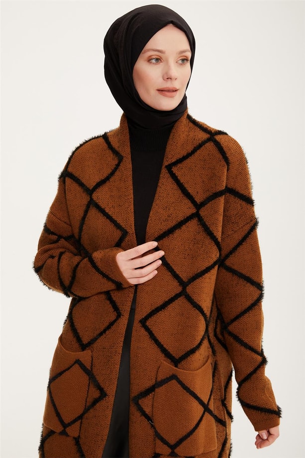 Armine Hırka 22KD2028-1 Kiremit