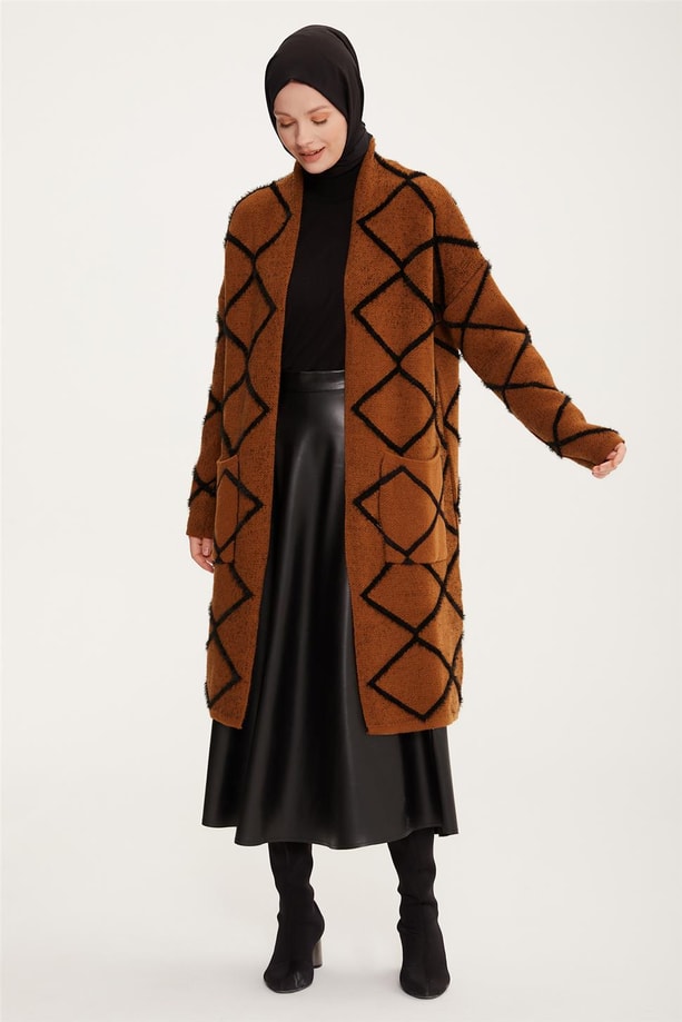 Armine Hırka 22KD2028-1 Kiremit