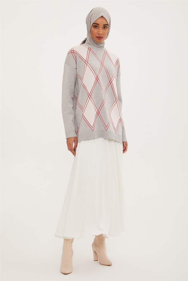 Armine Tunik 22KD2032 Gri