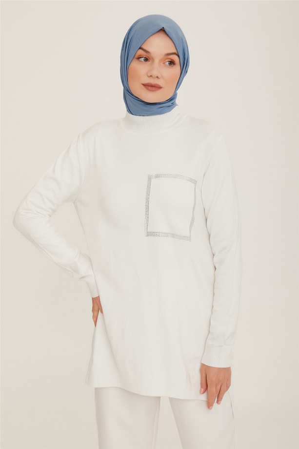 Armine Tunik 22KD2034 Ekru