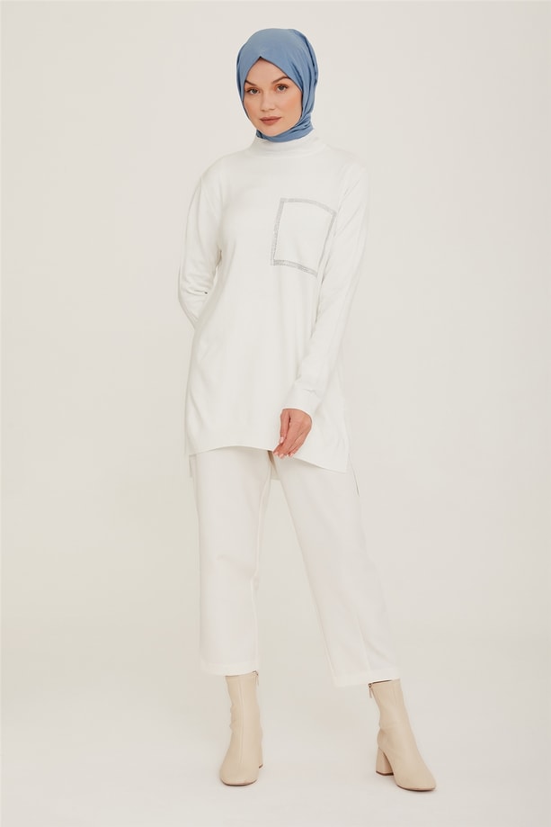 Armine Tunik 22KD2034 Ekru
