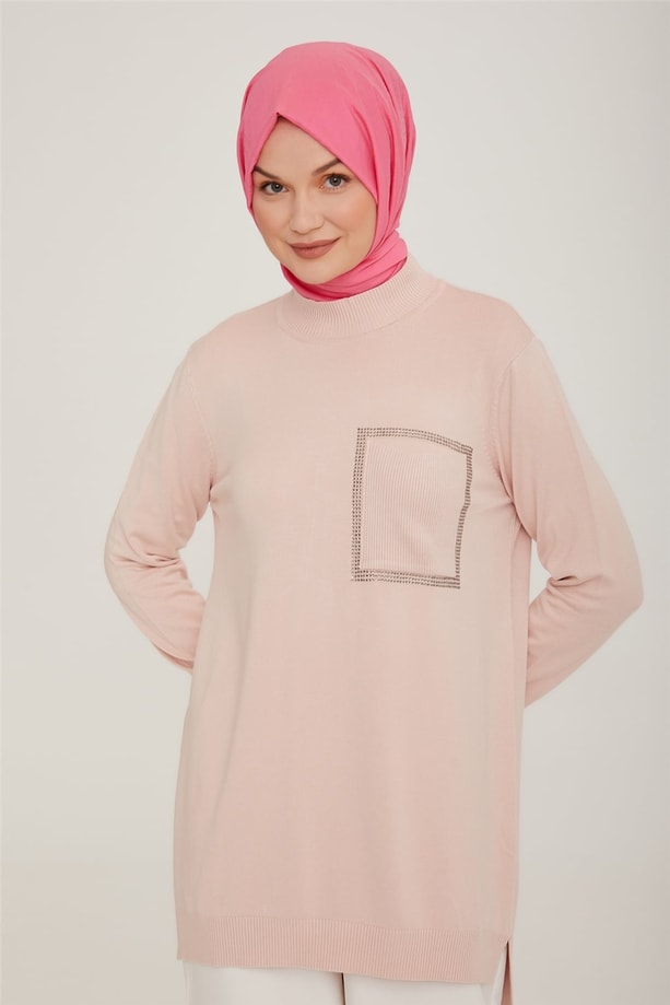 Armine Tunik 22KD2034 Pudra