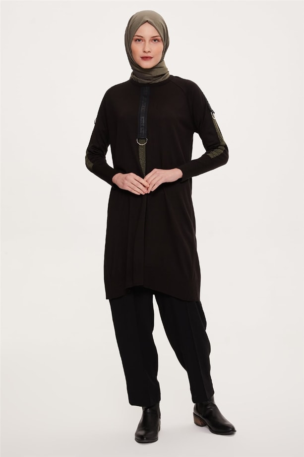 Armine Tunik 22KD2037 Siyah