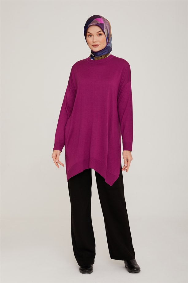 Armine Tunik 22KD2038 Erguvan