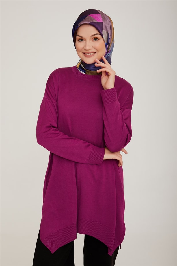 Armine Tunik 22KD2038 Erguvan