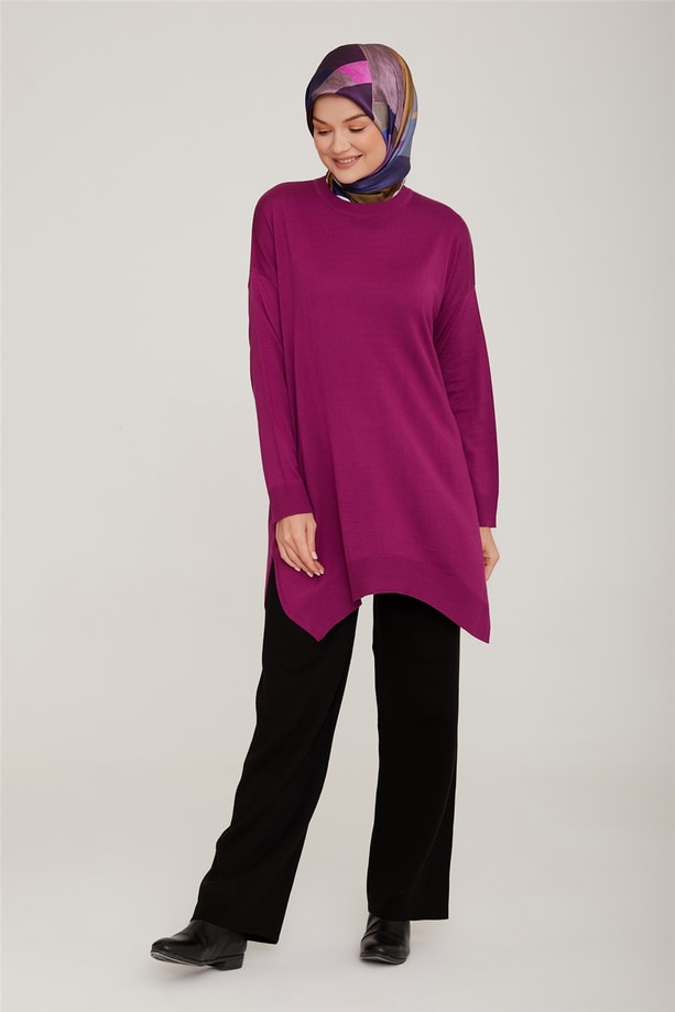 Armine Tunik 22KD2038 Erguvan