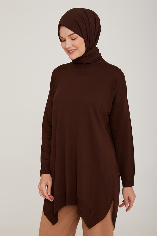Armine Tunik 22KD2038 Kahverengi