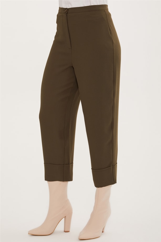Armine Double Paça Bol Pantolon 22K2302 Haki