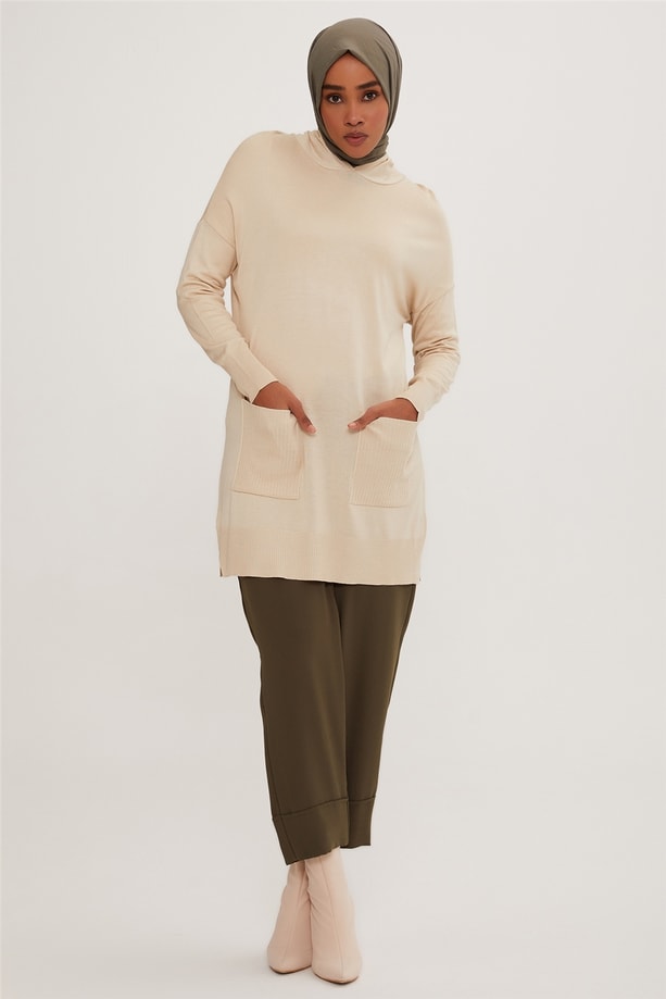 Armine Double Paça Bol Pantolon 22K2302 Haki