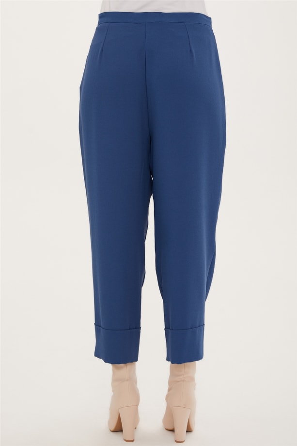Armine Double Paça Bol Pantolon 22K2302 İndigo