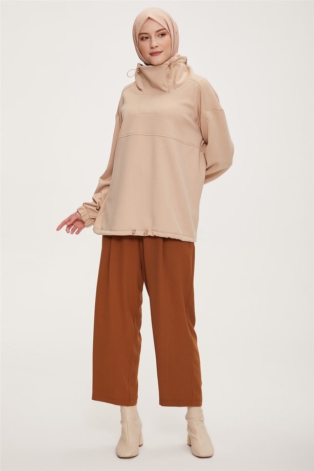 22K2305 Armine Pantolon Çikolata