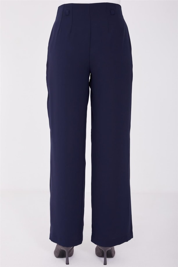 Armine Pileli Pantolon 22K2310 Lacivert