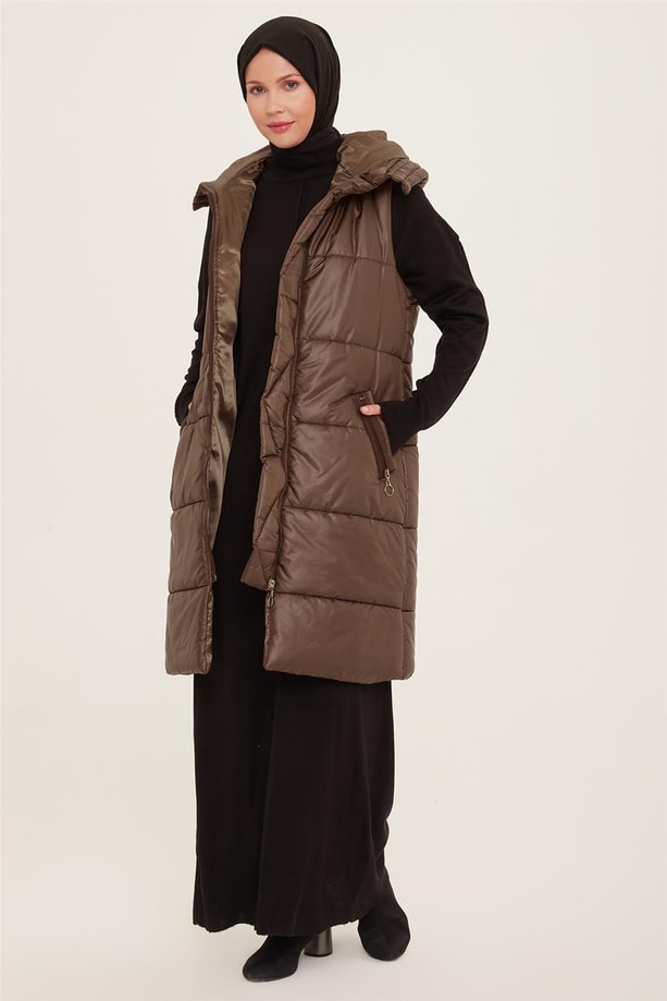 Armine Yelek 22KD2505 Taba