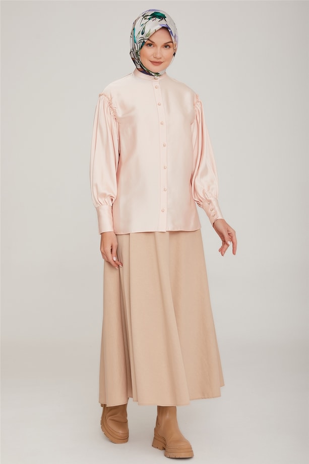 Armine Gömlek 22K3114 Şeker Pembe