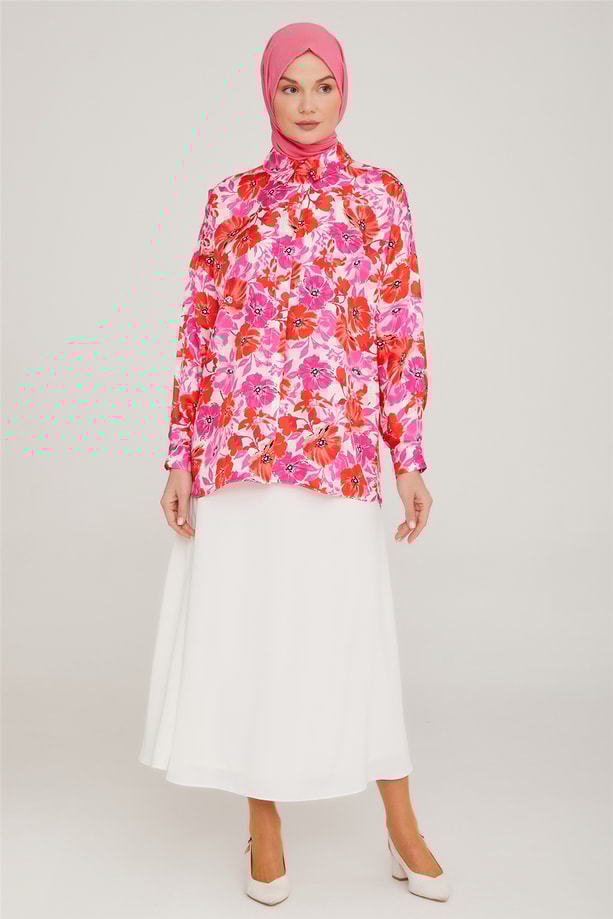 Armine Gömlek 22K3140 Parlak Kırmızı