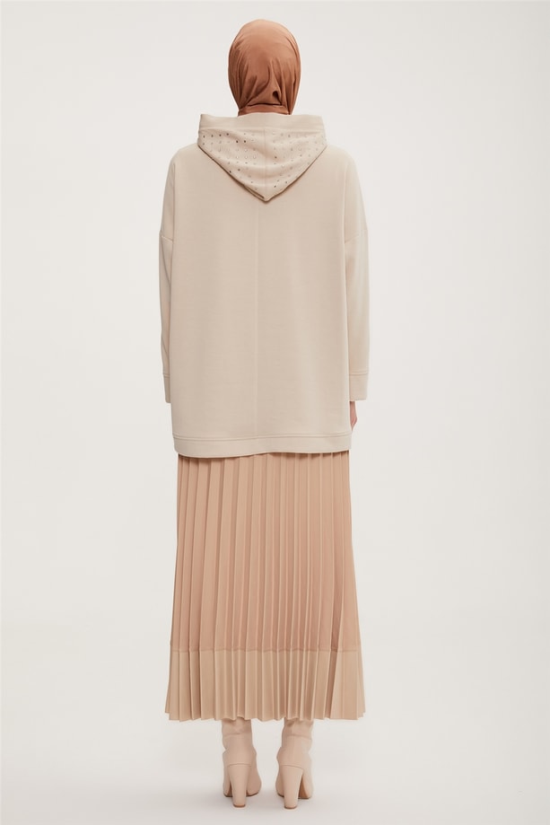 Armine Taşlı Şık Sweatshırt 22K3221 Aytaşı