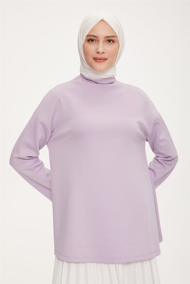 Armine Basic Bluz 22K3235 Lila