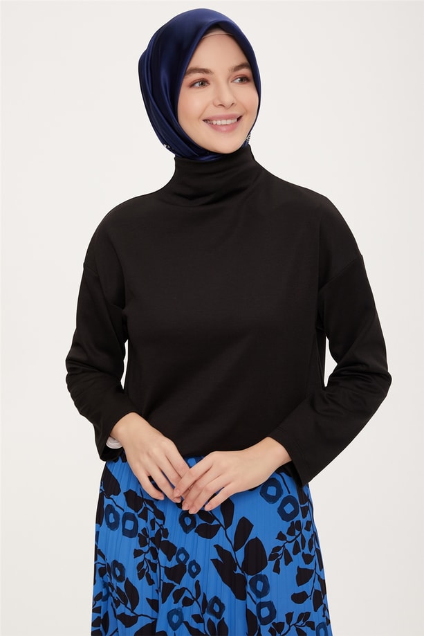 Armine Basic Bluz 22K3235 Siyah