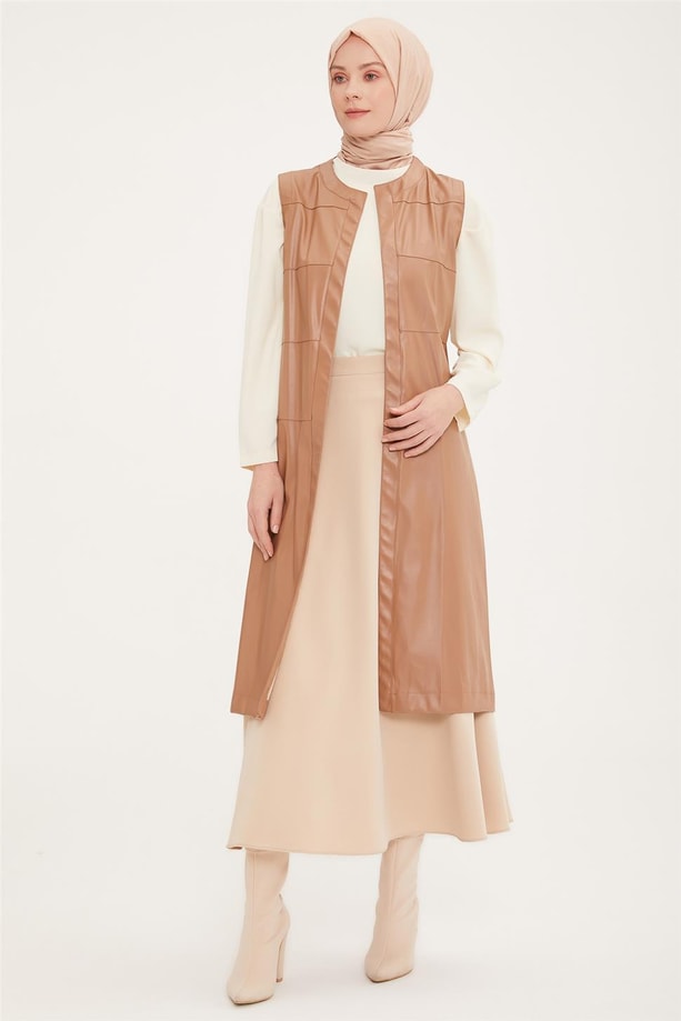 Armine Yelek 22KD3303 Bej