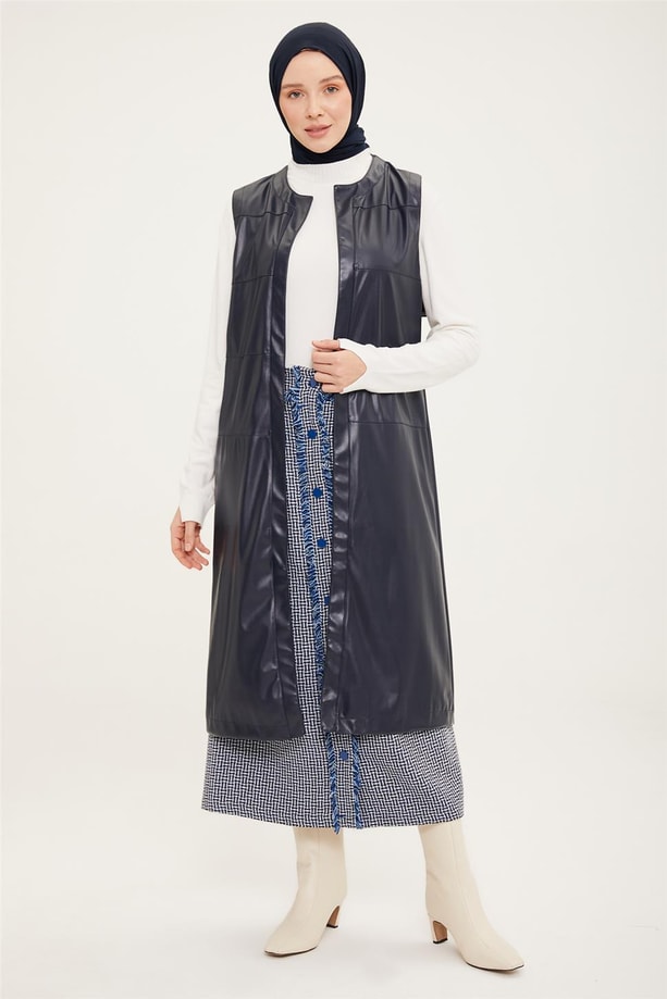Armine Yelek 22KD3303 Lacivert