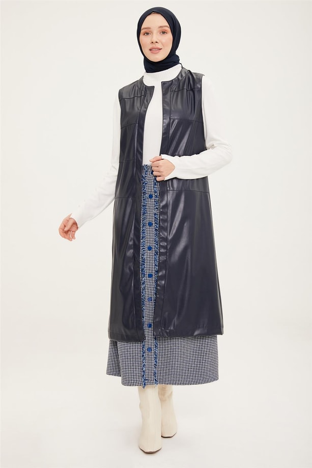 Armine Yelek 22KD3303 Lacivert