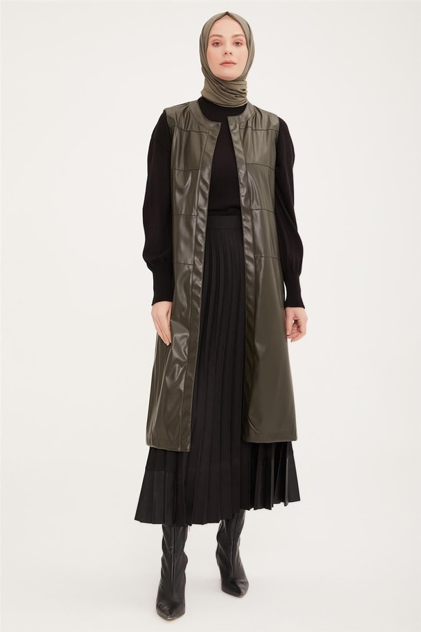 Armine Yelek 22KD3303 Ördek Başı