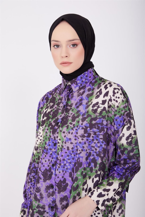 Armine Trend Gömlek 22Ktd398 Mor