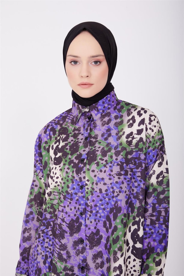 Armine Trend Gömlek 22Ktd398 Mor