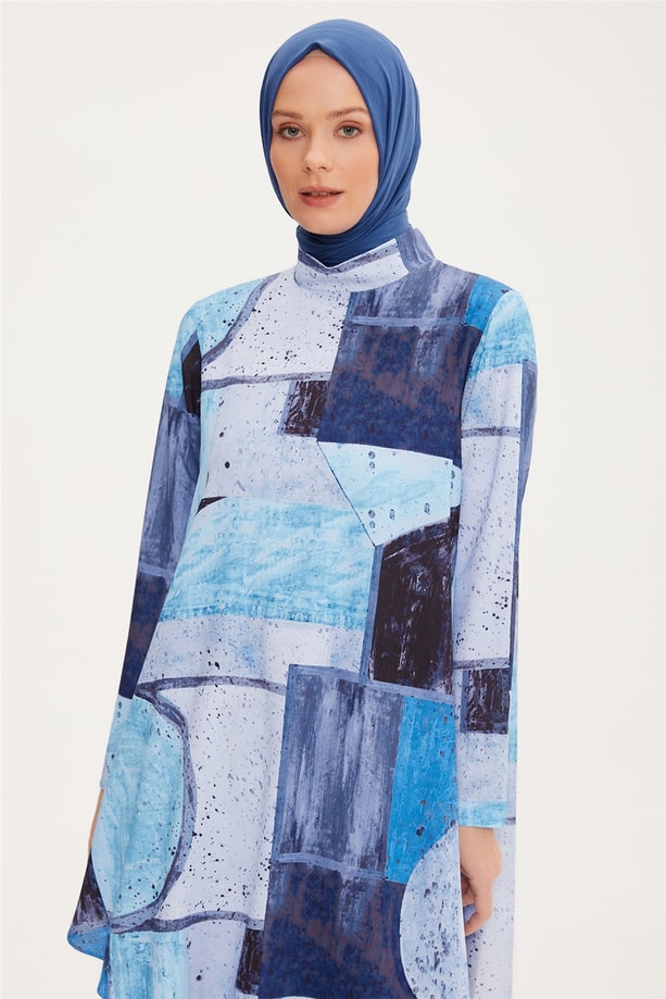 Armine Empirme Tunik 22K4113 İndigo