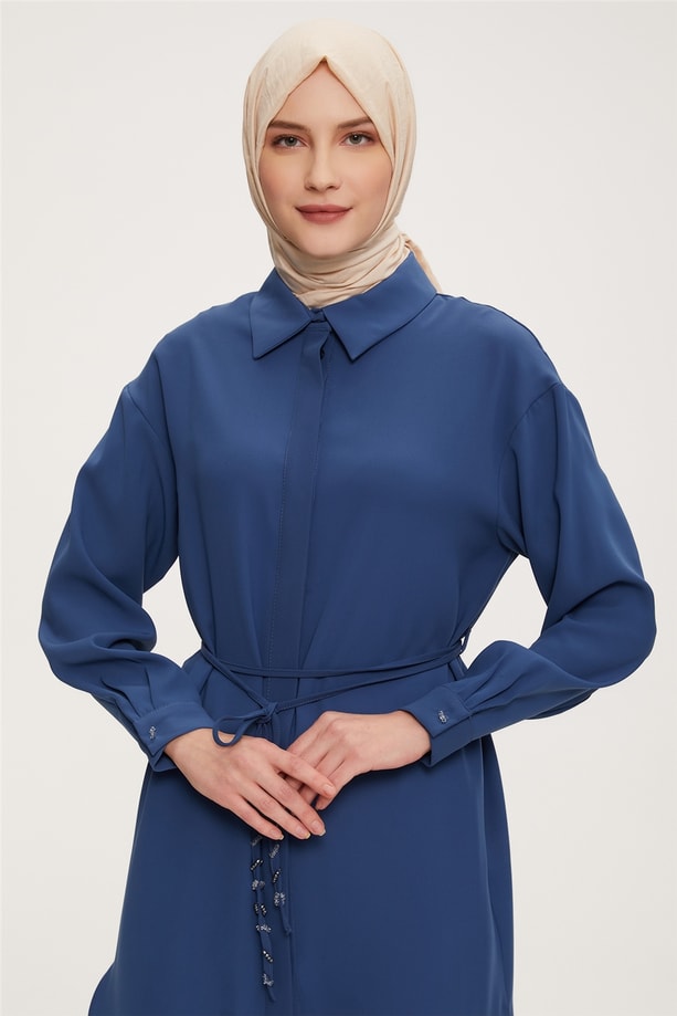 22K4117 Armine Tunik İndigo
