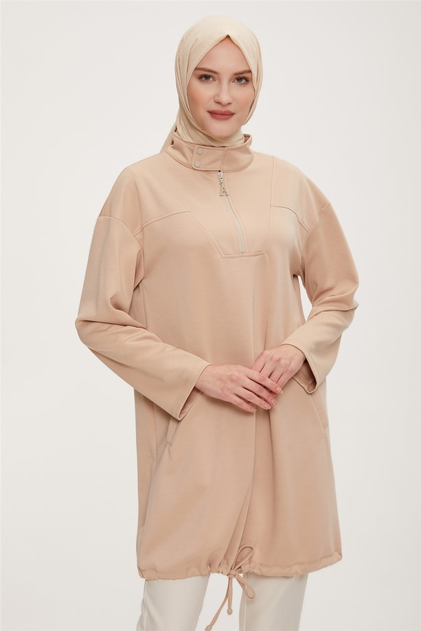 22K4130 Armine Tunik Bej