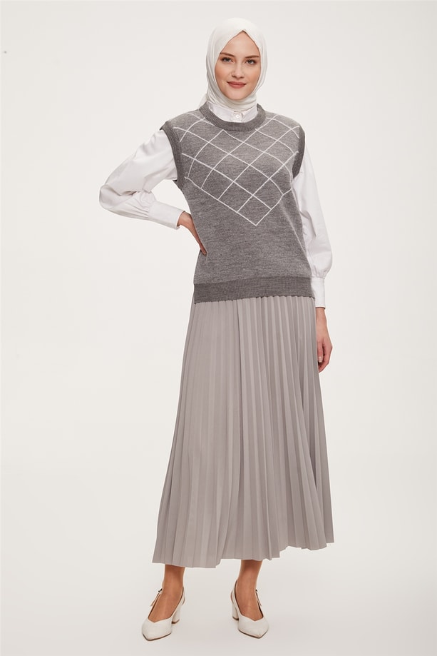 22KD4200 Armine Süveter Gri
