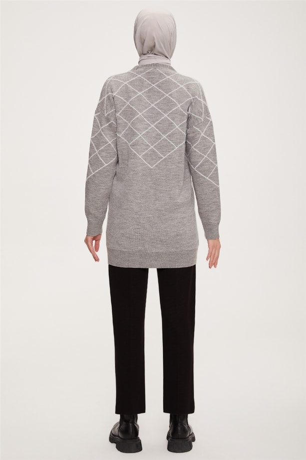 22KD4201 Armine Hırka Gri