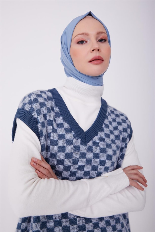 Armine Süveter 22Kd4206 İndigo