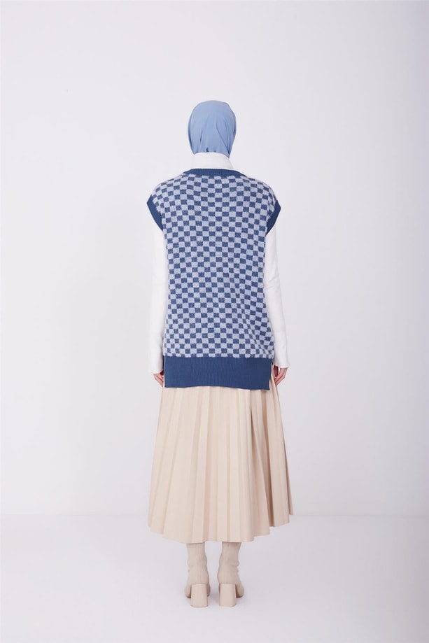 Armine Süveter 22Kd4206 İndigo
