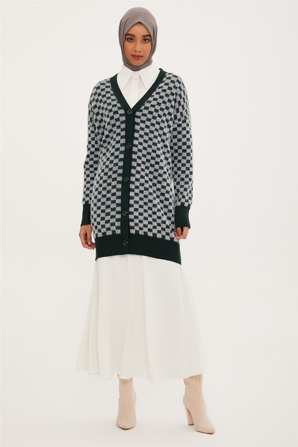 Armine Hırka 22KD4207 Yeşil