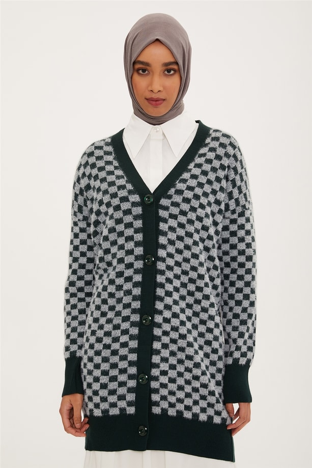 Armine Hırka 22KD4207 Yeşil